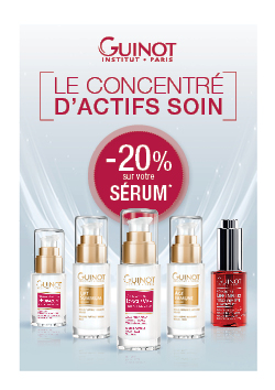 - 20% sur le s&eacute;rum Guinot de votre choix&nbsp;&nbsp;